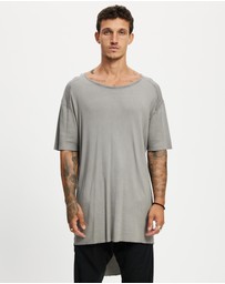 Surrounded By Ghosts - The Arsenic Relaxed Rib Knit Long Tail T-Shirt