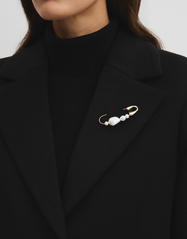 Country Road - Lila Freshwater Pearl Brooch