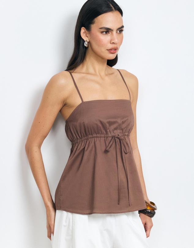 AERE - Darcy Square Neck Cami Top