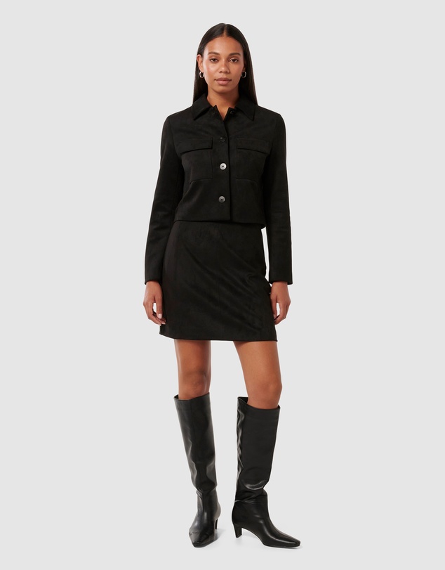 Forever New - Joslyn Vegan Suede Mini Skirt