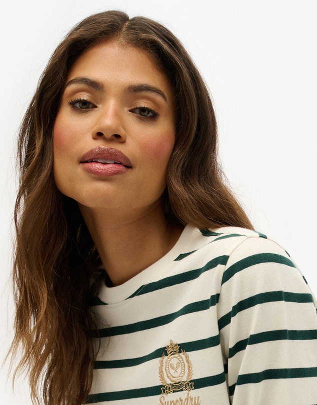 Superdry - Country Club Long Sleeve Stripe Top