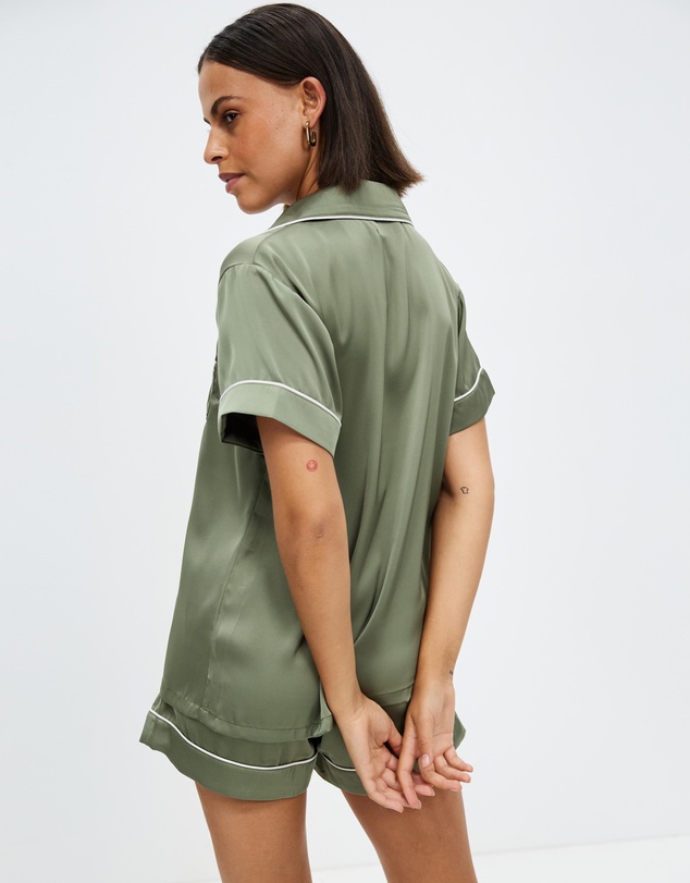 Atmos&Here - Lilah Short Satin PJ Set