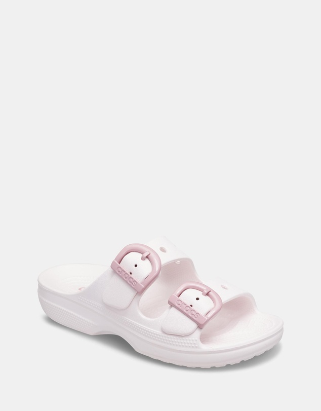 Crocs - Saturday Enamel Buckle Sandals - Women's