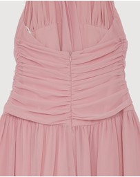 Revibe - Repaired CHANCERY Talara Halter Maxi Dress - AU 8