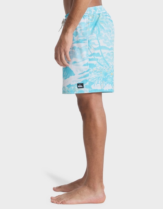 Quiksilver - Mens Stretch Printed Volley 17