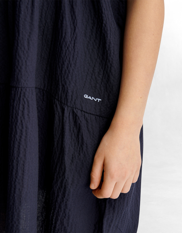 Gant - Seersucker Tiered Dress