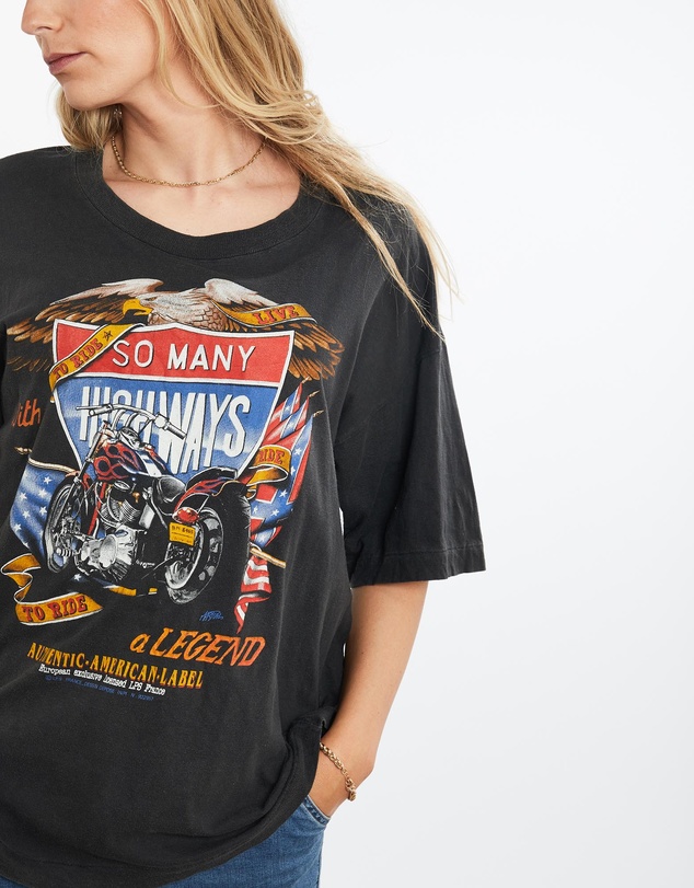 Vintage by The Real Deal - Pre Loved - Vintage 90s Motorcycle Tee