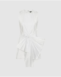 ROTATE - Sleeveless Dress With Bow