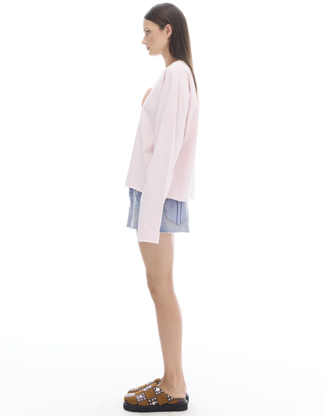 THE TALES - We Love Velvet Heart Long Sleeve Tee