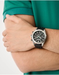 Aston Martin - BST Black Steel Bracelet and Black Silicone Strap Box Set