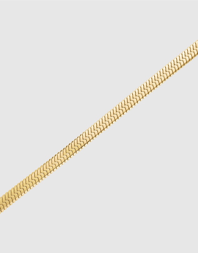 Rosefield - Large Snake Gold-Tone Bracelet