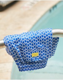 Tolu Australia - Mens Swimshorts with Blue Geometric Figures