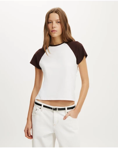 Cotton On - 90S Baby Raglan Tee