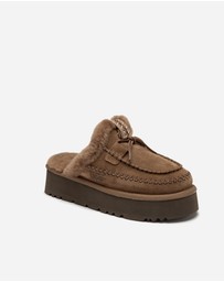 Ozwear Connection Uggs - Ugg Letitia Platform Slipper (Replaceable Decoration)