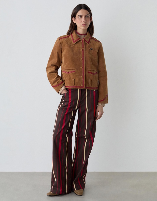 Laagam - Leroy Striped Twill Pants