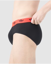 adidas Originals - 3 Pack Comfort Flex Cotton Brief Underwear
