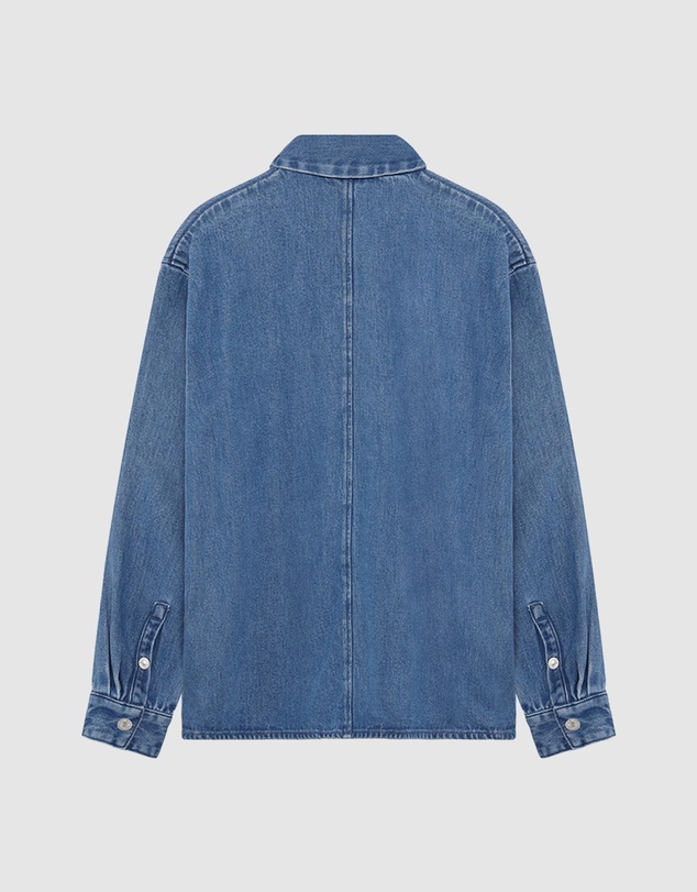 Won Hundred - Zayne Denim Zip Shirt