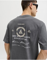 Jack & Jones - Dust Washed Back SS Crew Neck Tee