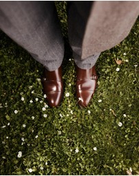 Aquila - D'ORO Collection - Bristol Monk Strap Shoes