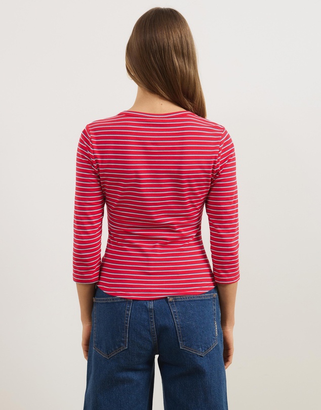 Atmos&Here - Layla 3/4 Sleeve Stripe Tee