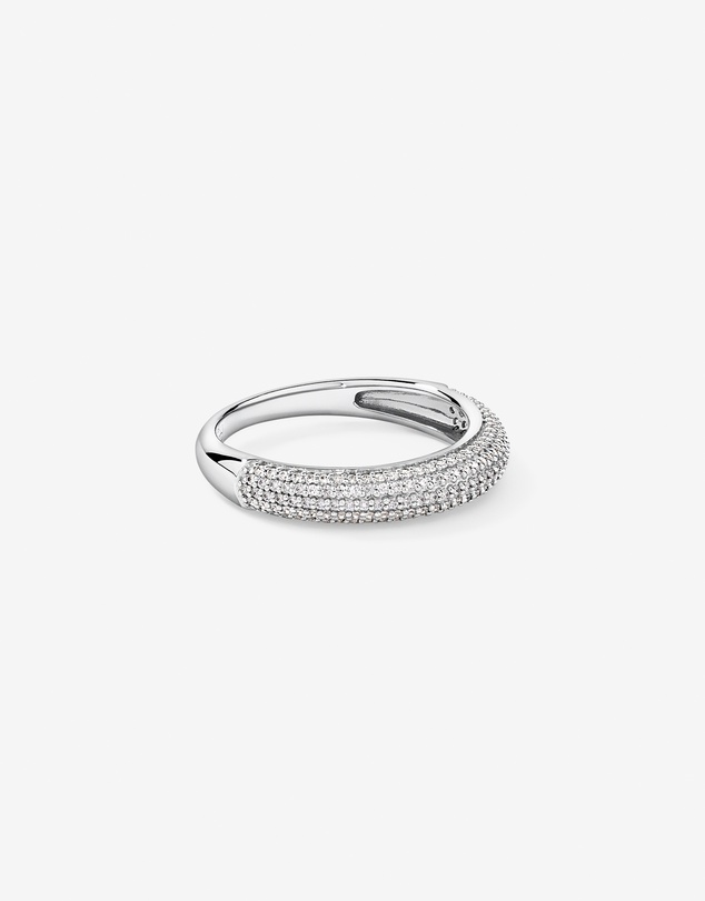 Michael Hill - Pavé Dome Ring in Sterling Silver - 4mm