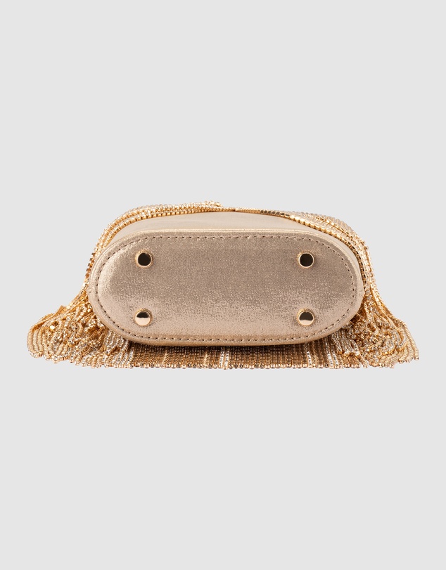 Olga Berg - Billie Crystal Fringe Bag
