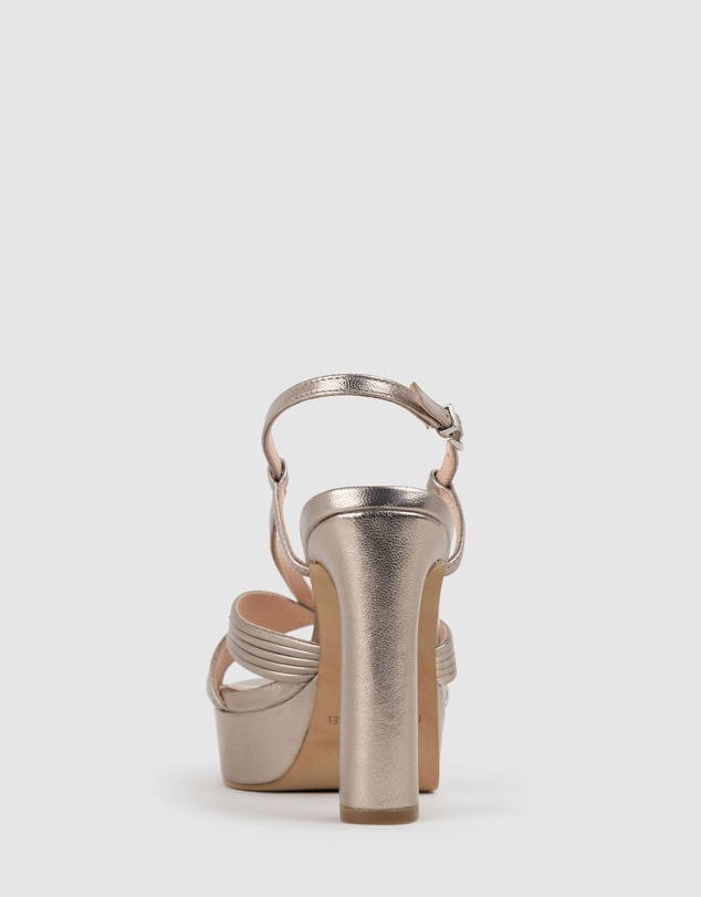 Edward Meller - SYRO110 V Strap Platform Sandal