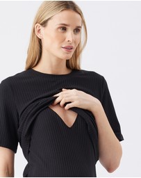 Ripe Maternity - Ivy Rib Nursing Dress
