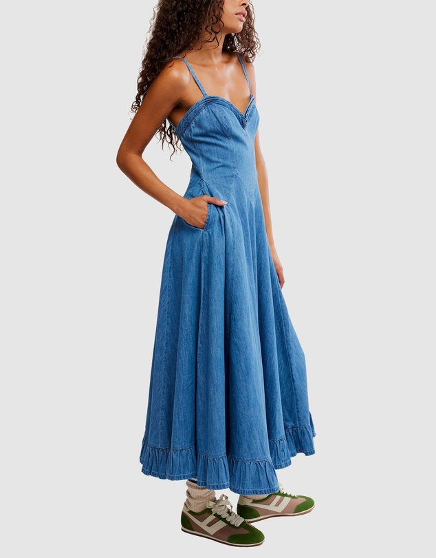 Free People - Another Season Midi Dress