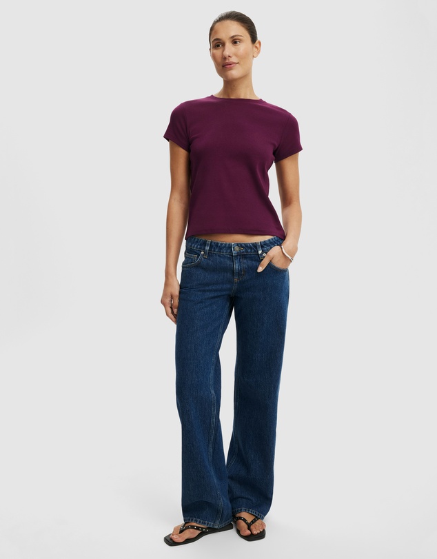 Cotton On - Low Rise Straight Jeans