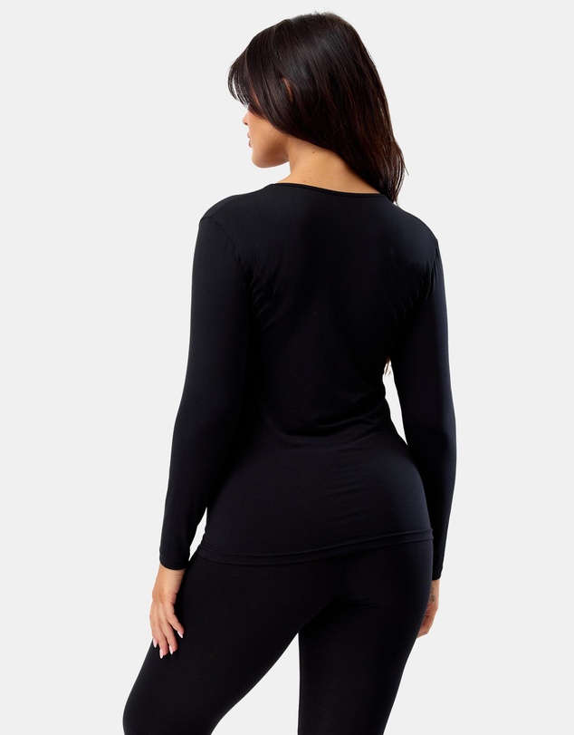 Hush Hush - Modal Thermal Long Sleeve Top