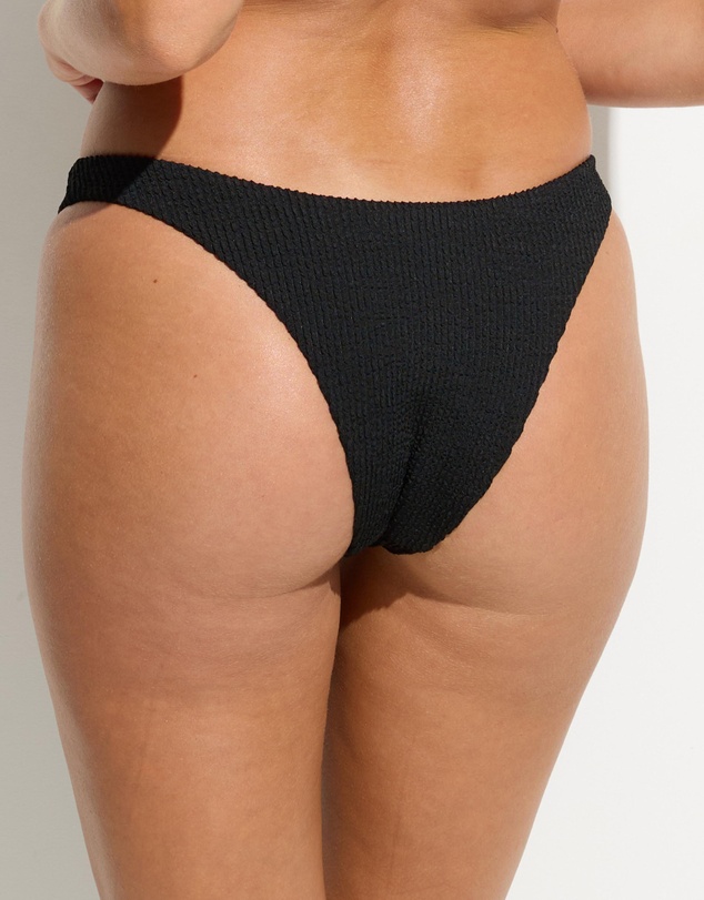 Dazie - Maui Textured Cheeky Bikini Bottoms
