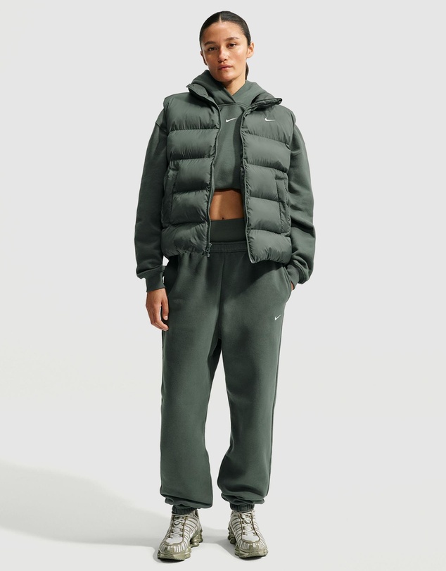 Nike - Studio Fleece Medium Weight High-Rise Oversized Cuffed Pants