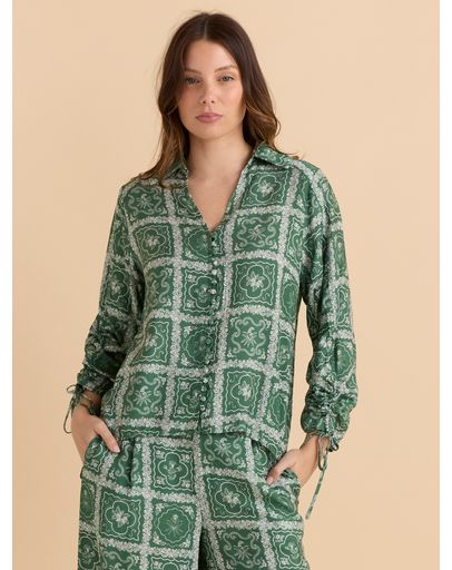 Floral Tile Print