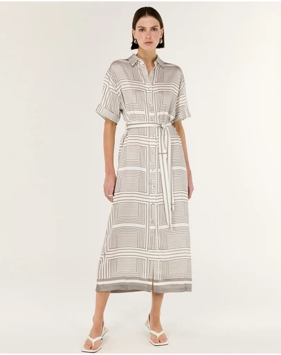 Staple the Label - Siphon Midi Shirtdress