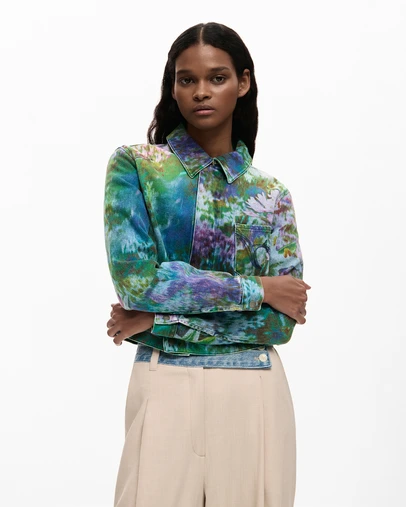 Desigual - Wild garden denim jacket