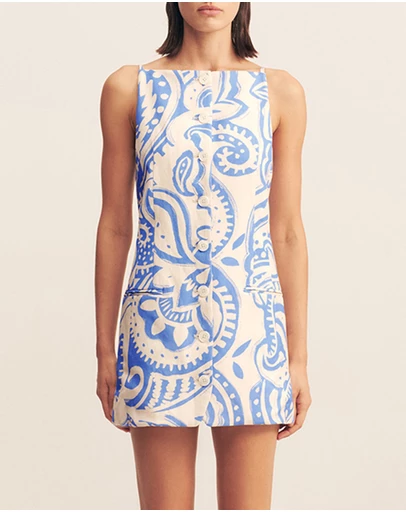 Shona Joy - Francis Square Neck Mini Dress