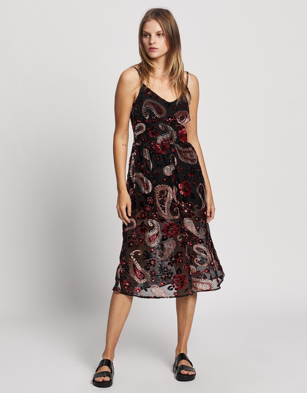 LENNI the label - Firefly Burnout Slip Dress