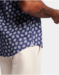 Brooksfield - Leaf Print Casual Shirt