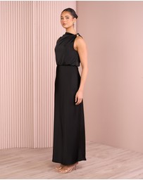 Azzurielle - Deedee Blouson Maxi Dress