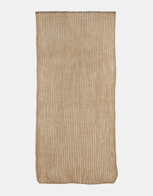 Morgan & Taylor - Sarina Rib Knit Scarf in Beige