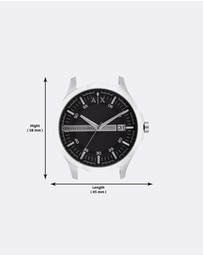 Armani Exchange - Black Analogue Watch