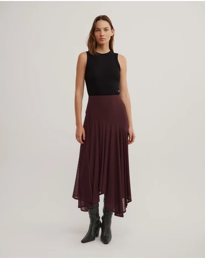 Witchery - Asymmetric Drape Skirt