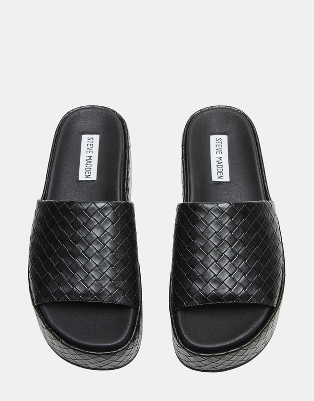 Steve Madden - Playa Black Sandals