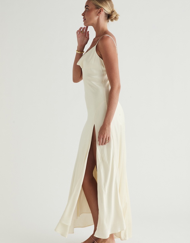MOS The Label - Calista Cowl Neck Midi Dress