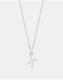 Michael Hill - Initial Pendant with Chain in Sterling Silver