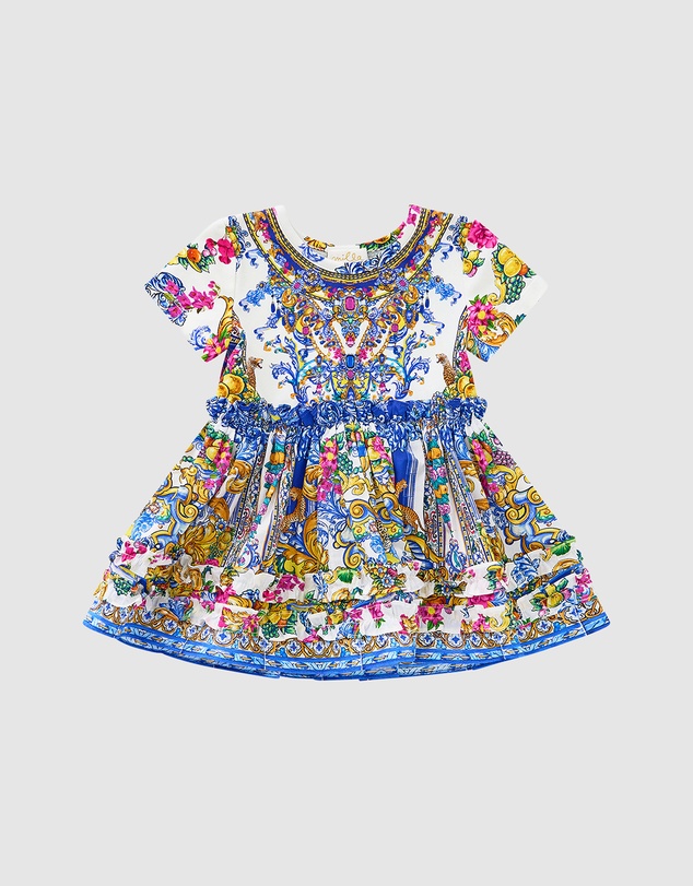 Camilla - Tee Dress With Double Frill Tutu Skirt - Babies