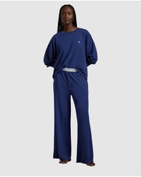 Polo Ralph Lauren - Club Terry Long Sleeve Cotton Jersey Pyjama Set