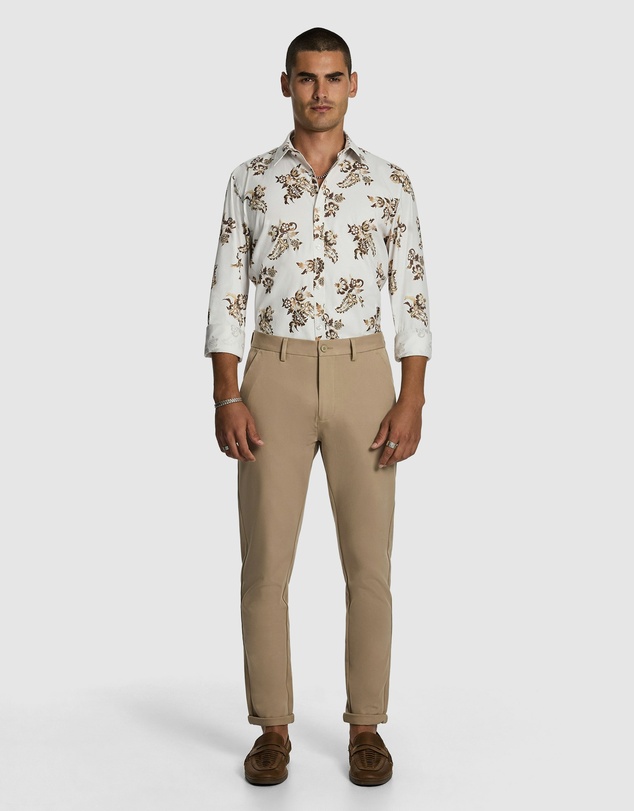 yd. - Aria Floral Slim Shirt