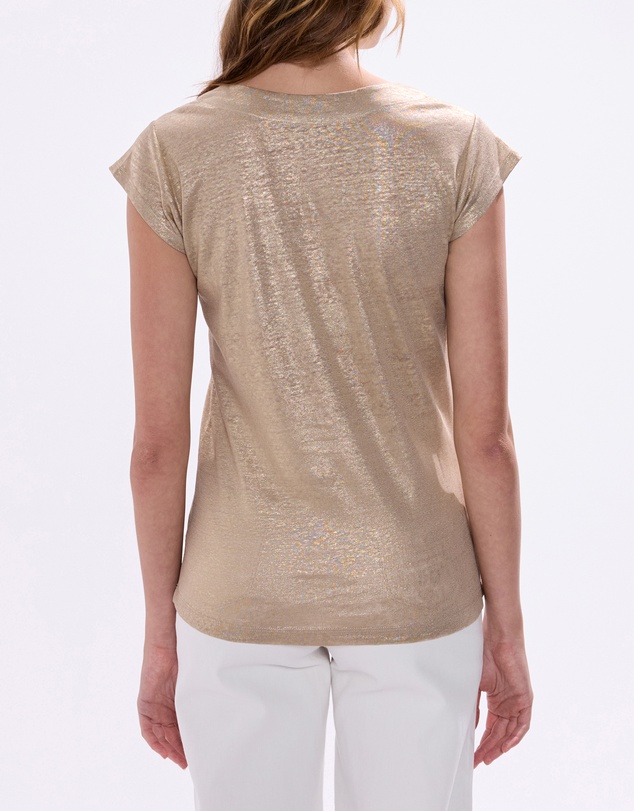Marcs - Afterglow Foil Linen Tee